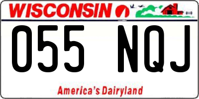 WI license plate 055NQJ