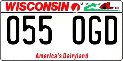 WI license plate 055OGD