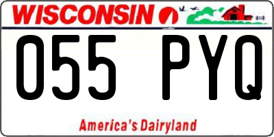 WI license plate 055PYQ