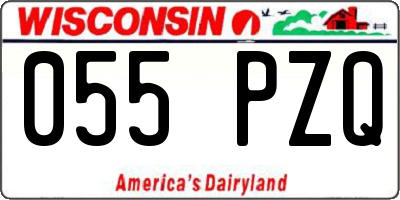 WI license plate 055PZQ