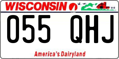 WI license plate 055QHJ