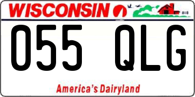 WI license plate 055QLG