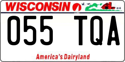 WI license plate 055TQA