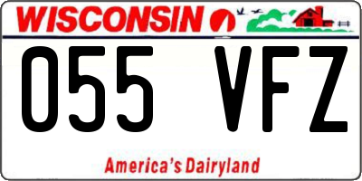 WI license plate 055VFZ