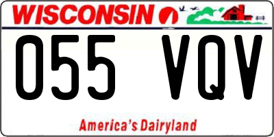 WI license plate 055VQV