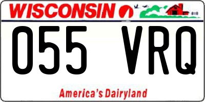 WI license plate 055VRQ