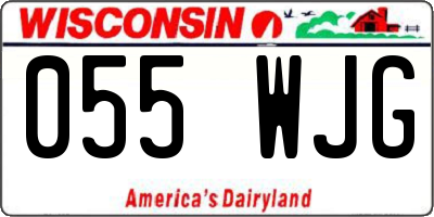 WI license plate 055WJG