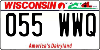 WI license plate 055WWQ
