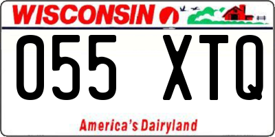 WI license plate 055XTQ