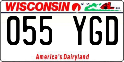 WI license plate 055YGD