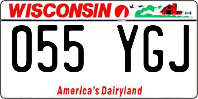 WI license plate 055YGJ