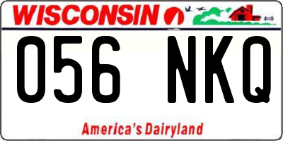 WI license plate 056NKQ
