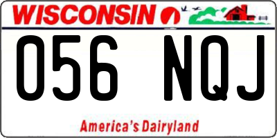 WI license plate 056NQJ