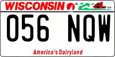 WI license plate 056NQW