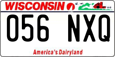 WI license plate 056NXQ