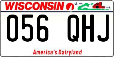 WI license plate 056QHJ