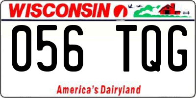 WI license plate 056TQG