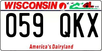 WI license plate 059QKX