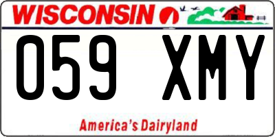 WI license plate 059XMY