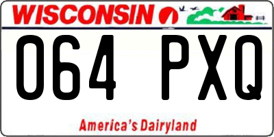 WI license plate 064PXQ