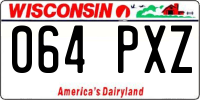 WI license plate 064PXZ