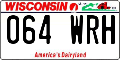 WI license plate 064WRH