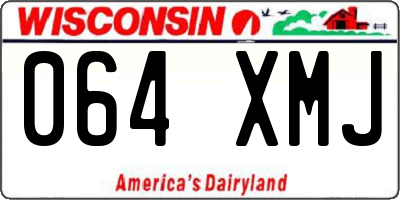 WI license plate 064XMJ