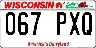 WI license plate 067PXQ