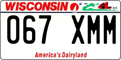 WI license plate 067XMM