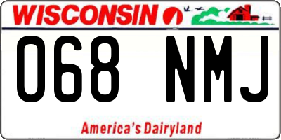 WI license plate 068NMJ