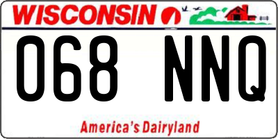 WI license plate 068NNQ