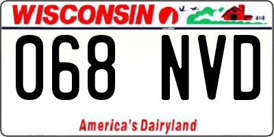 WI license plate 068NVD
