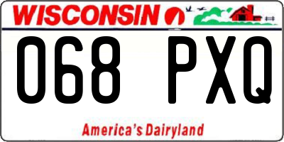 WI license plate 068PXQ