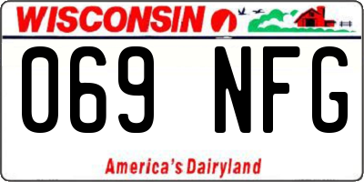 WI license plate 069NFG