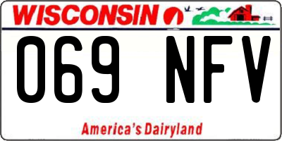 WI license plate 069NFV