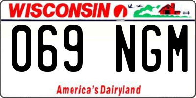 WI license plate 069NGM