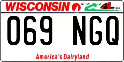 WI license plate 069NGQ