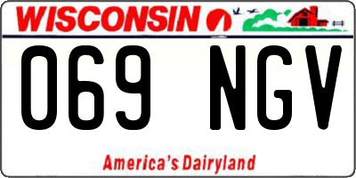 WI license plate 069NGV