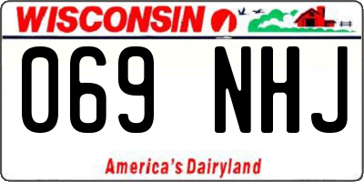 WI license plate 069NHJ