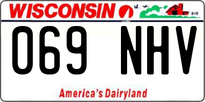 WI license plate 069NHV