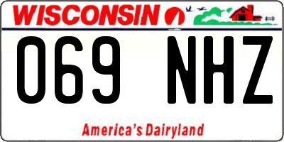 WI license plate 069NHZ