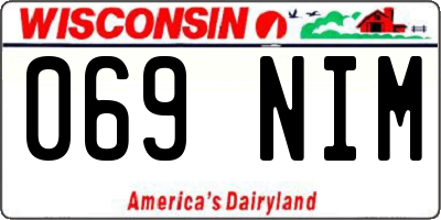WI license plate 069NIM
