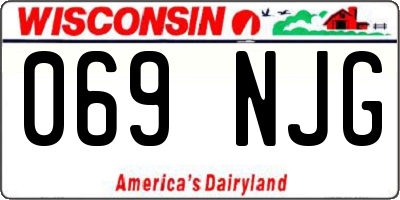 WI license plate 069NJG