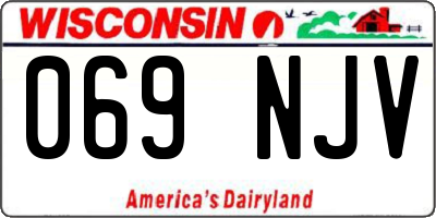 WI license plate 069NJV