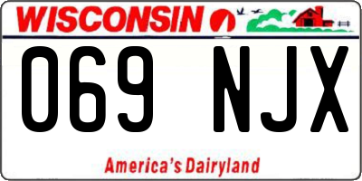 WI license plate 069NJX