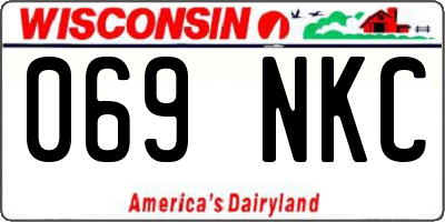 WI license plate 069NKC