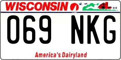 WI license plate 069NKG