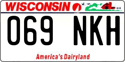 WI license plate 069NKH