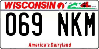 WI license plate 069NKM