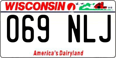 WI license plate 069NLJ